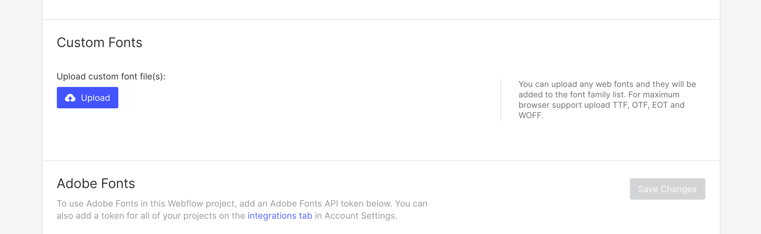 Custom Typographies - NFT Webflow Template